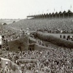 Flemington. Cup Day 1920. Poitrels' Cup. Immense crowd 120,000+ 