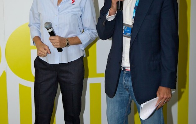 Interviewing Renae Stubbs at the 2011 Australian Tennis Open