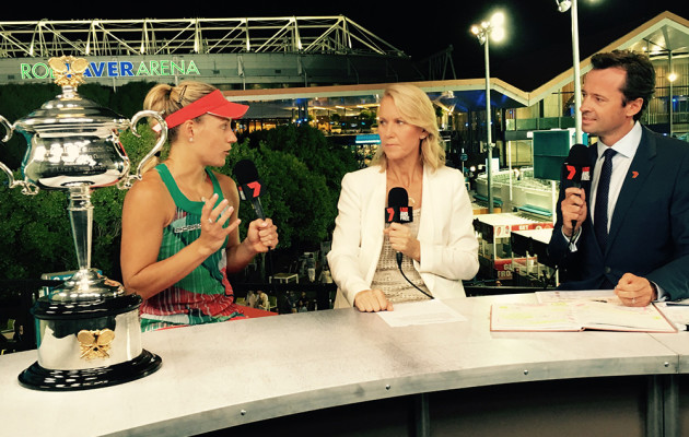 Australian Open 2016 post-match with Angelique Kerber