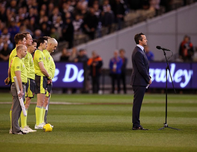 Minute silence for Danny Frawley