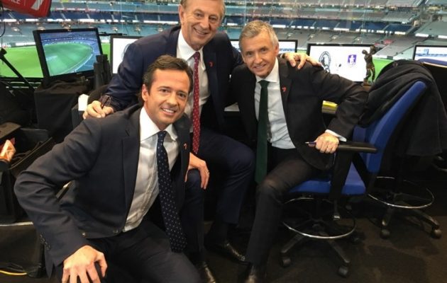 Hamish with Denis Cometti & Bruce McAvaney